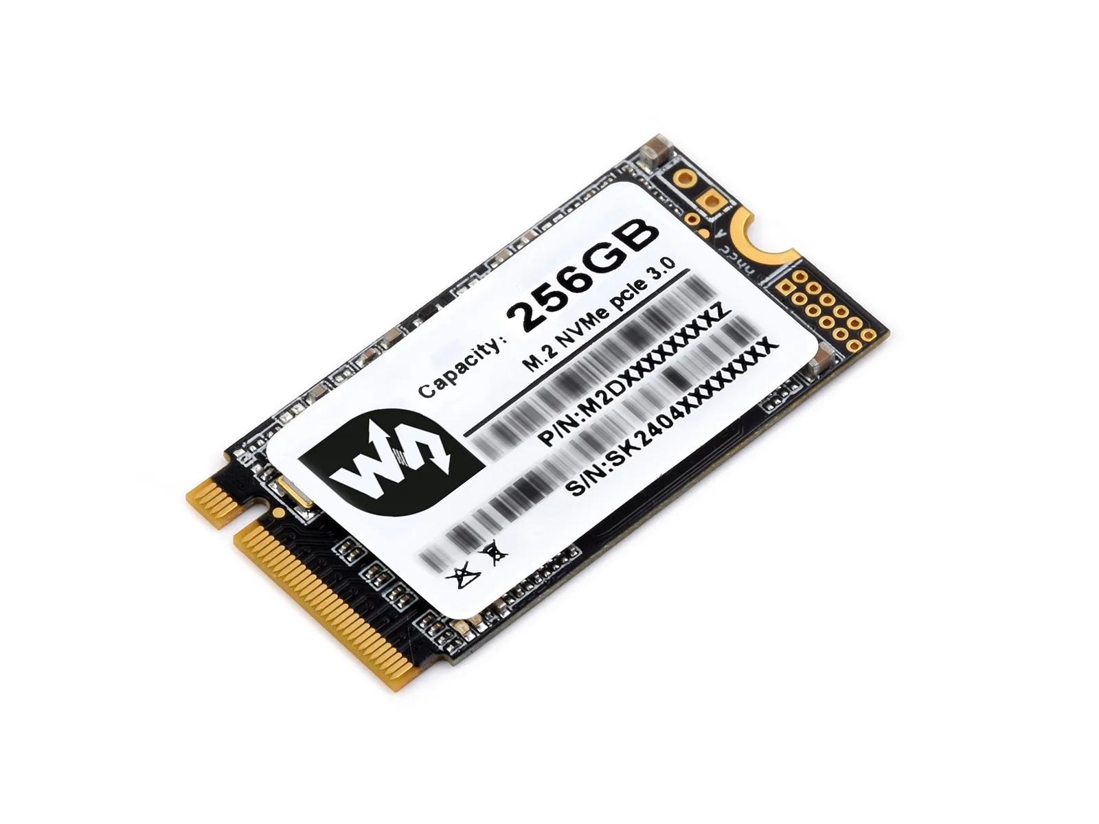 Waveshare SK M2 NVME 2242,  ָ Ʈ ̺, ǰ 3D TLC ÷ ޸, NVMe , M.2 ̽, 128GB, 256GB
